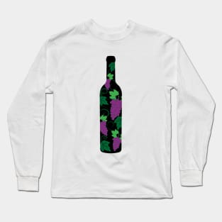 Wine Bottle Long Sleeve T-Shirt